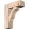 Ekena Millwork Balboa Block Smooth Bracket w/ Offset Brace, Douglas Fir, 7 1/2"W x 22"D x 26"H BKT0806X22X26BOA05SDF - alternate 1